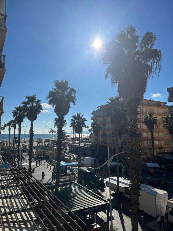 Superbe T2 Vue Mer, Clim, Parking Gratuit Canet-en-Roussillon Exteriör bild